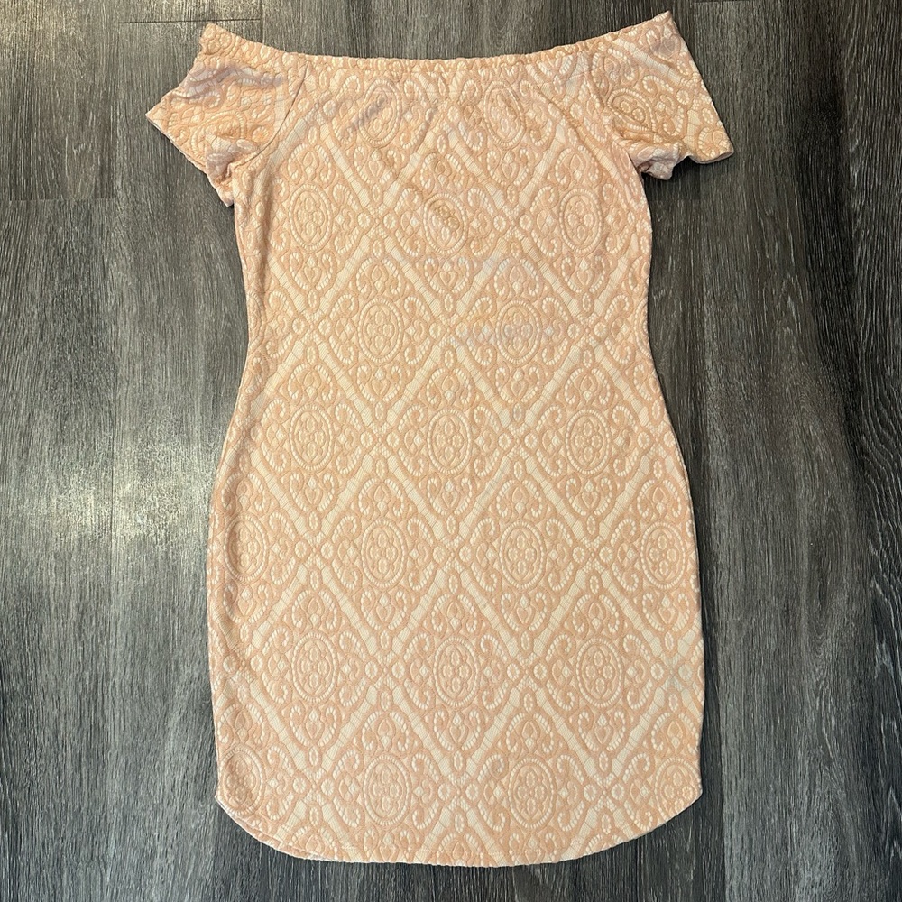 Bailey Blue Light Pink Body Con Dress Size XL